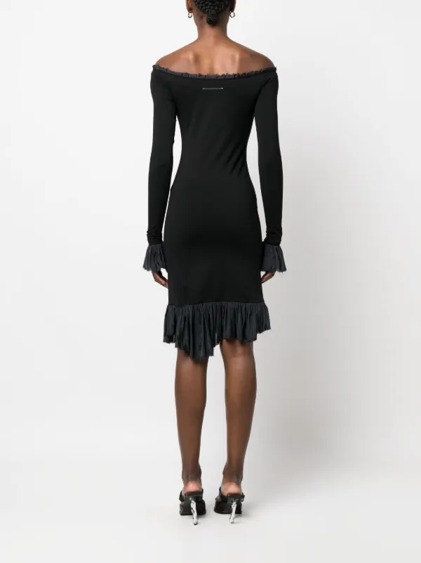 MM6 Maison Margiela オフショルダー フレアドレス - Farfetch