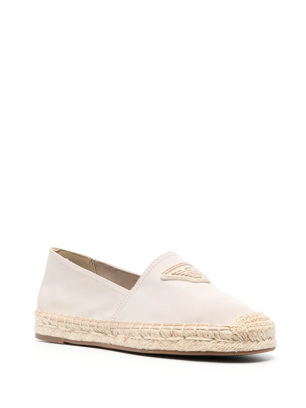 Emporio Armani Espadrilles met geborduurd logo - Beige