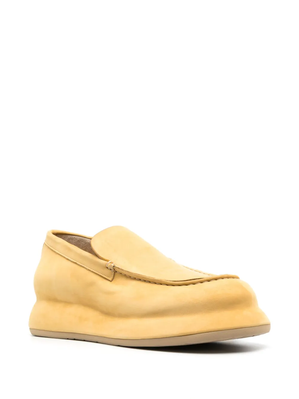 Jacquemus Bricciola suède loafers - Geel