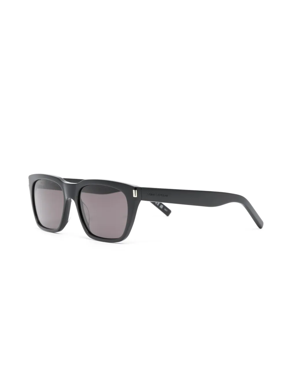 Saint Laurent Eyewear Zonnebril met rechthoekig montuur - Zwart