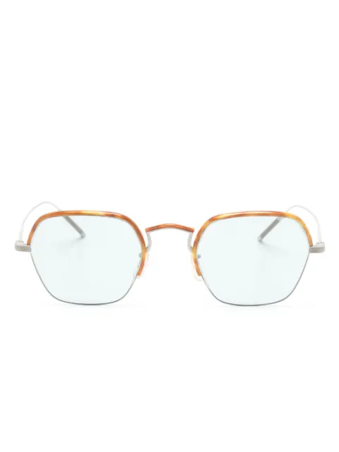 Oliver Peoples Armação de óculos geométrica