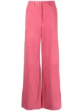 Alberta Ferretti wide-leg suede trousers - Pink