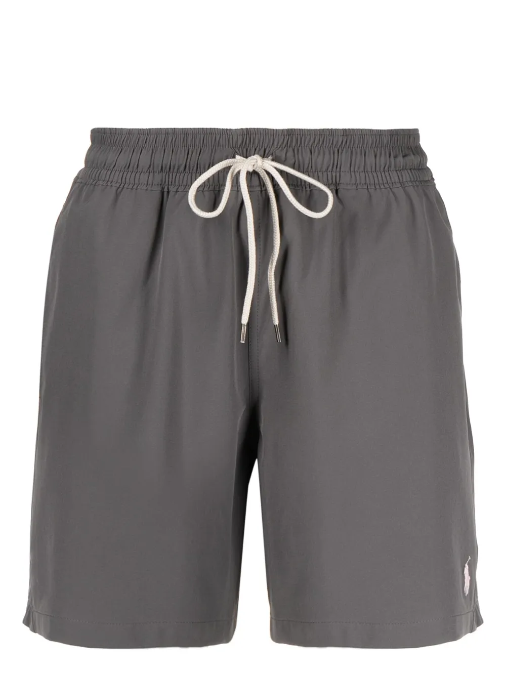 Polo Ralph Lauren Polo Pony Stretch-design Deck Shorts In Grey