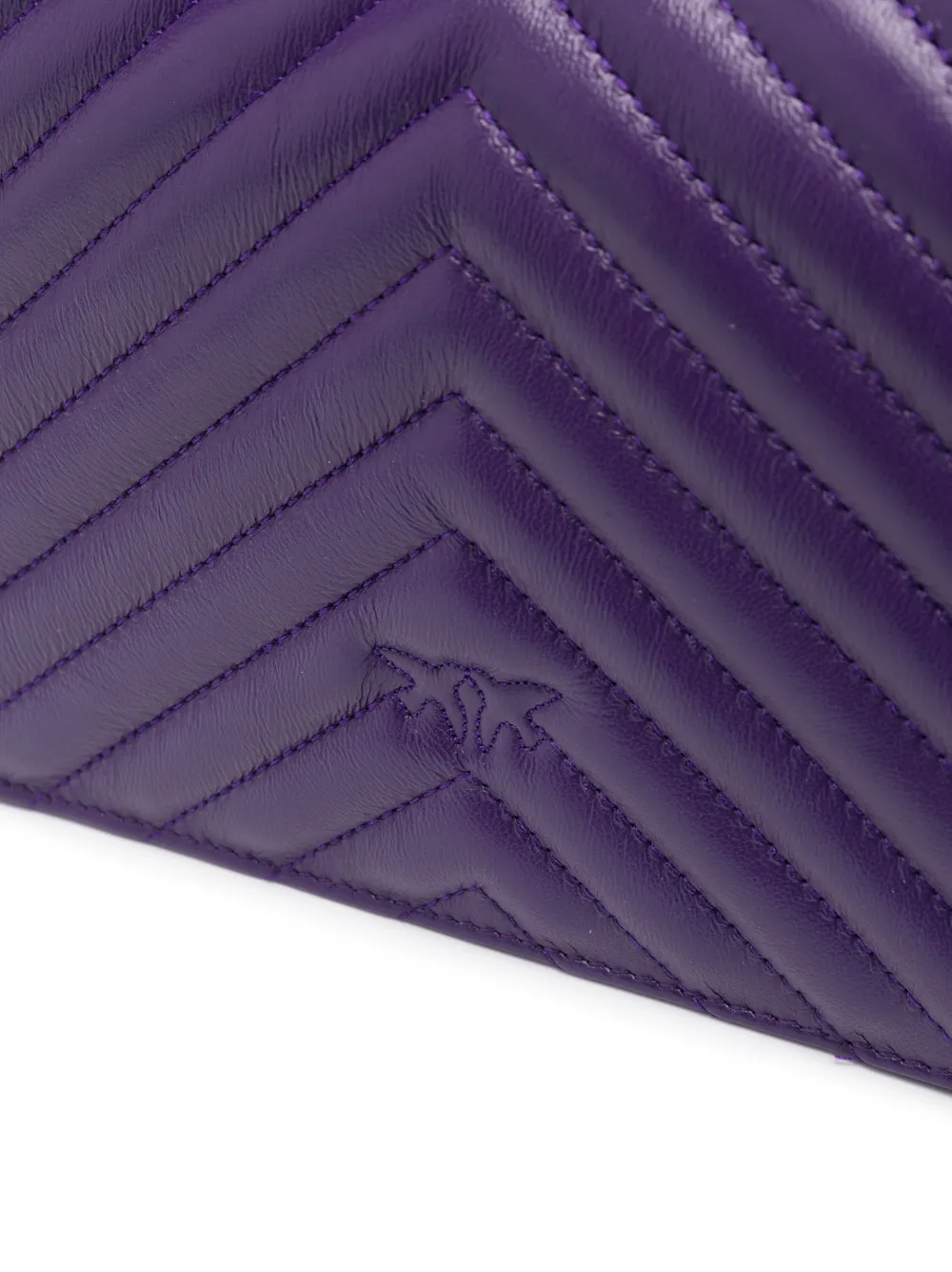 PINKO logoplaque Quilted Leather Shoulder Bag Farfetch