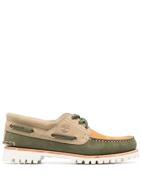 Timberland - colour-block lace-up loafers