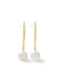 Monica Vinader Nura pearl drop earrings - Gold