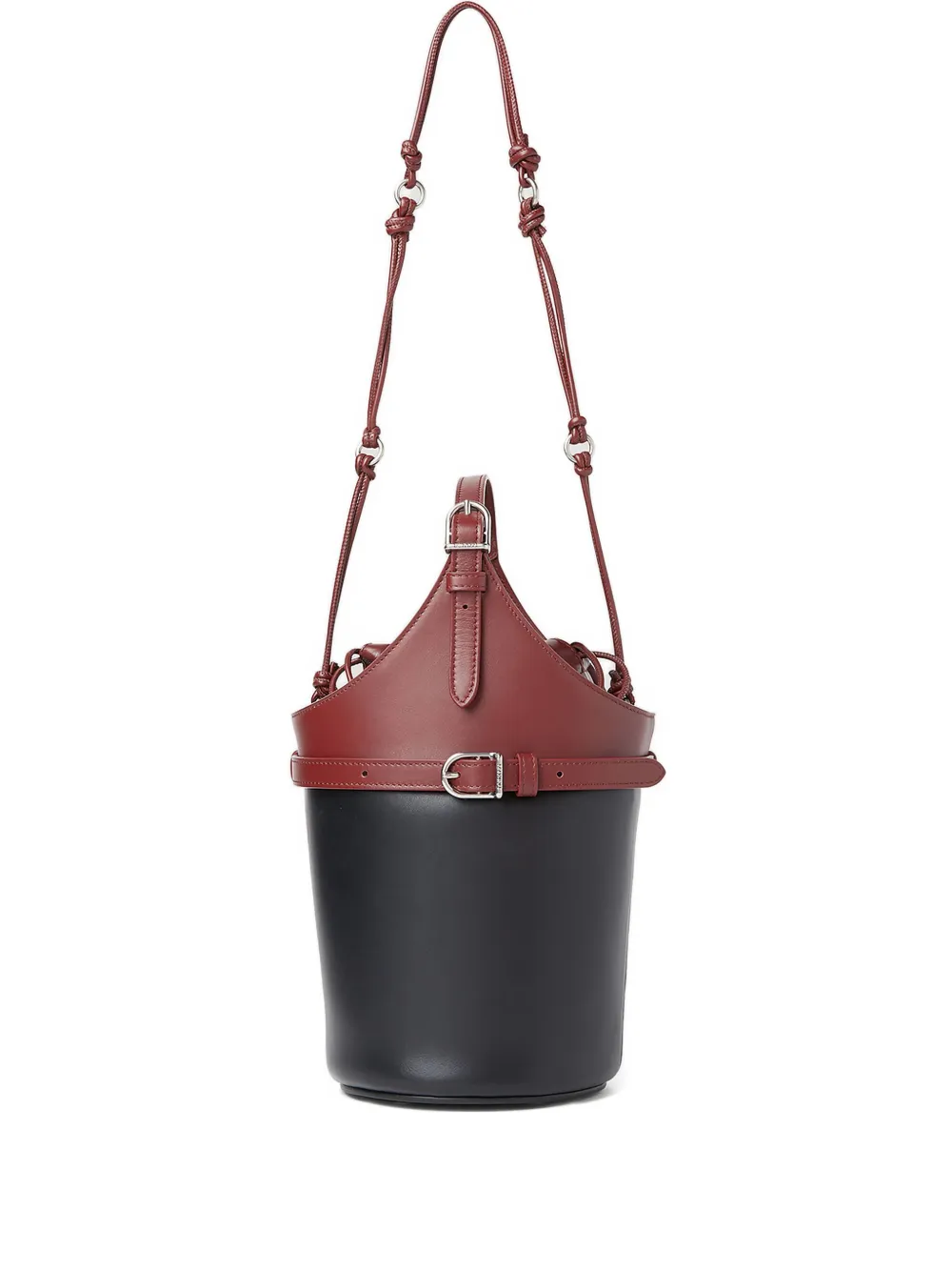 Durazzi Milano Borsa a secchiello con cintura - Nero