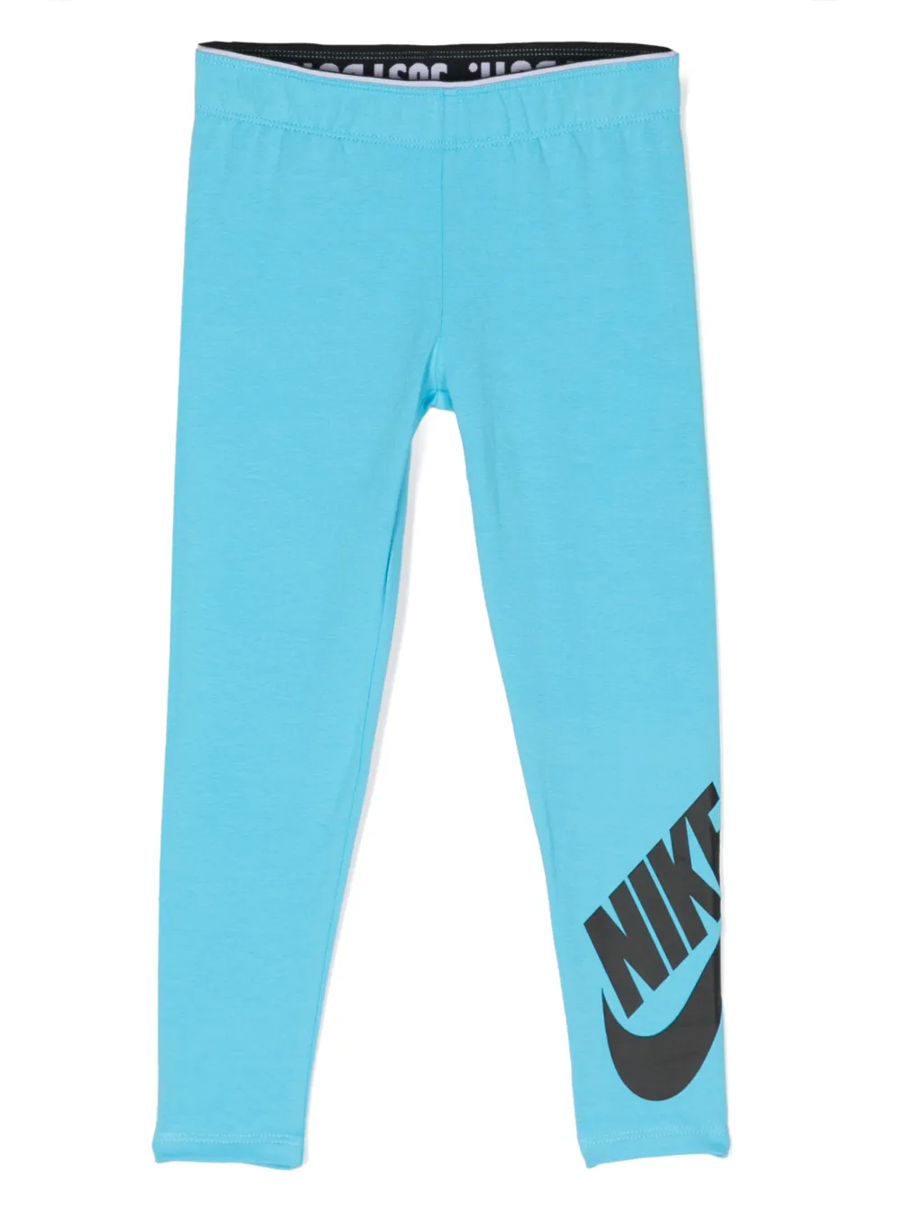 Nike Kids Legging met logoprint Blauw