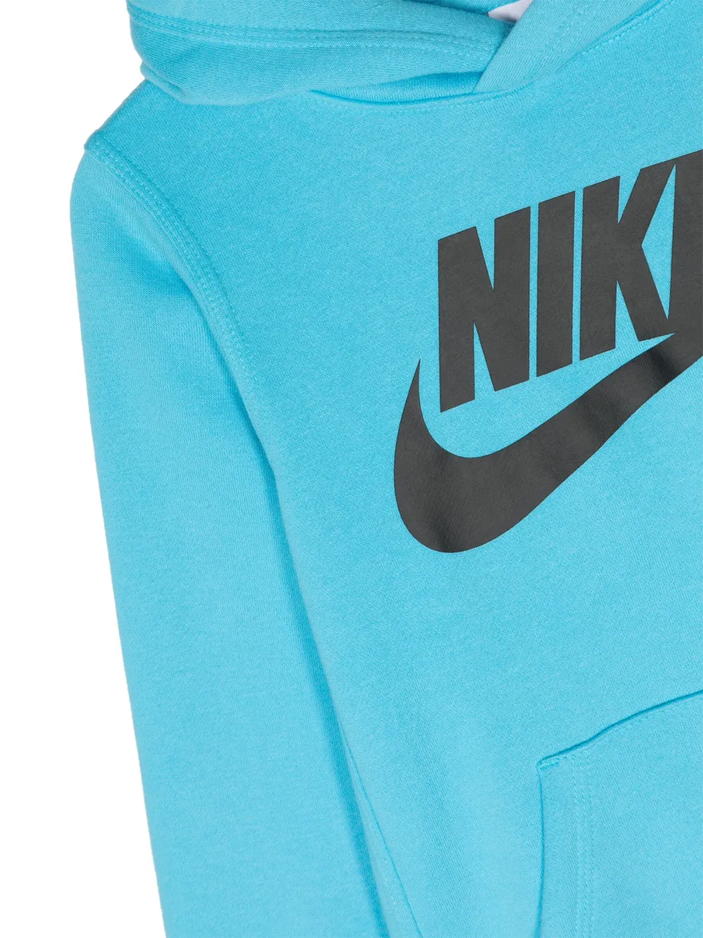 Nike Kids Hoodie met logoprint Blauw