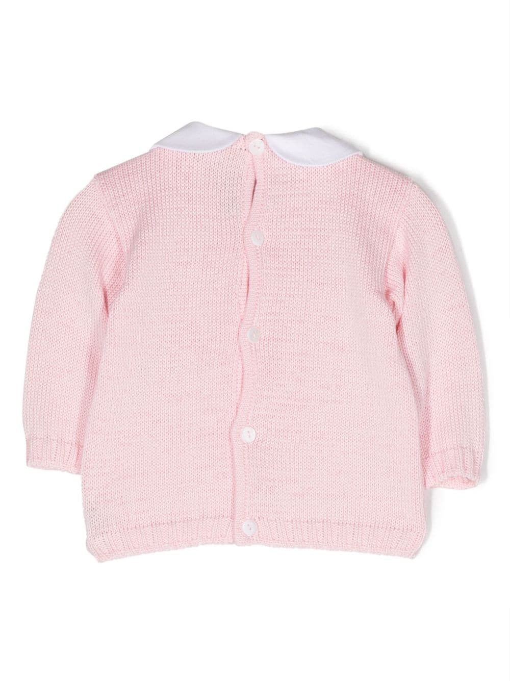 Little Bear knitted cotton jumper - Roze