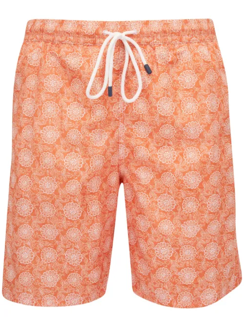 Short de bain à fleurs - Fedeli - Modalova