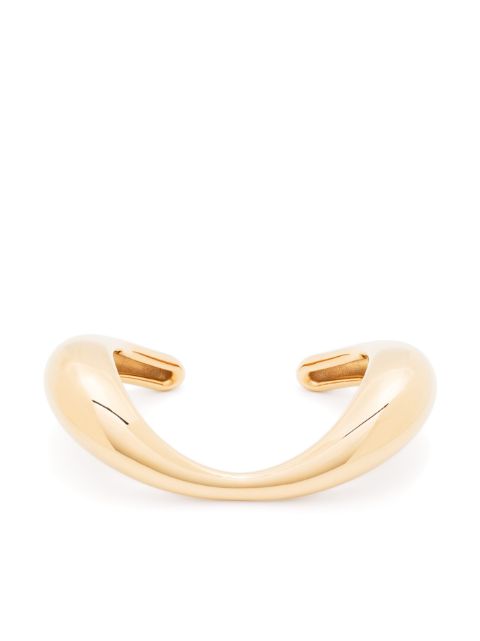 Charlotte Chesnais Lips gold-plated cuff bracelet