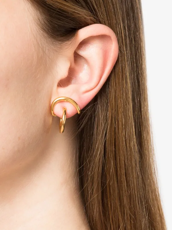 Charlotte Chesnais Hana gold-plated Silver Earrings - Farfetch