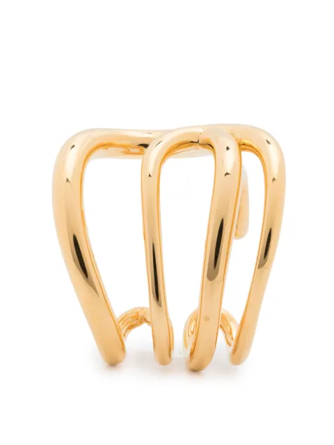 Charlotte Chesnais Daisy gold-plated silver earring