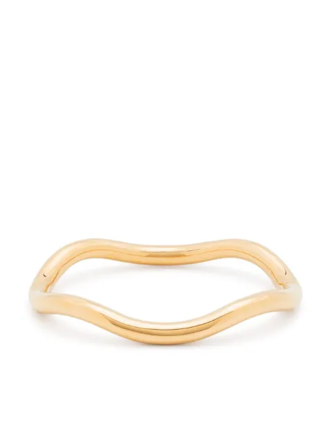 Charlotte Chesnais brazalete Wave bañado en oro