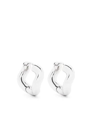 Petit Wave Earrings Charlotte Chesnais Petit Wave フープピアス 18K
