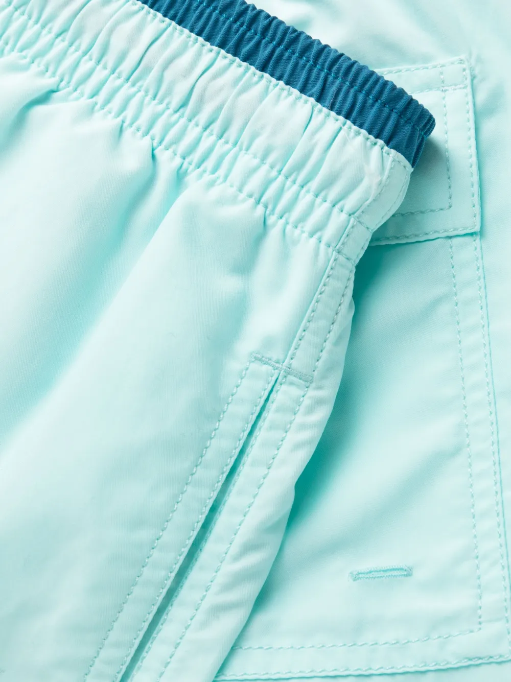 Vilebrequin Moka Beach Shorts With Contrasting Color In Blau