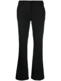 PT Torino flared concealed-fastening trousers - Black
