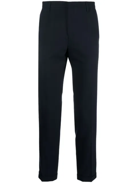 Paul Smith mid-rise straight-leg trousers