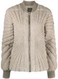 Moncler + Rick Owens Radiance Flight padded bomber jacket - Neutrals