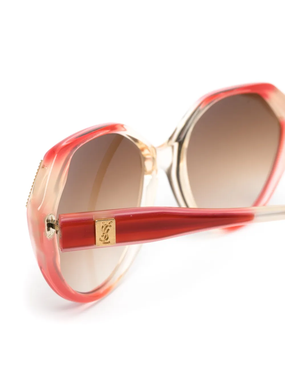 1980s Gradient Oval Sunglasses