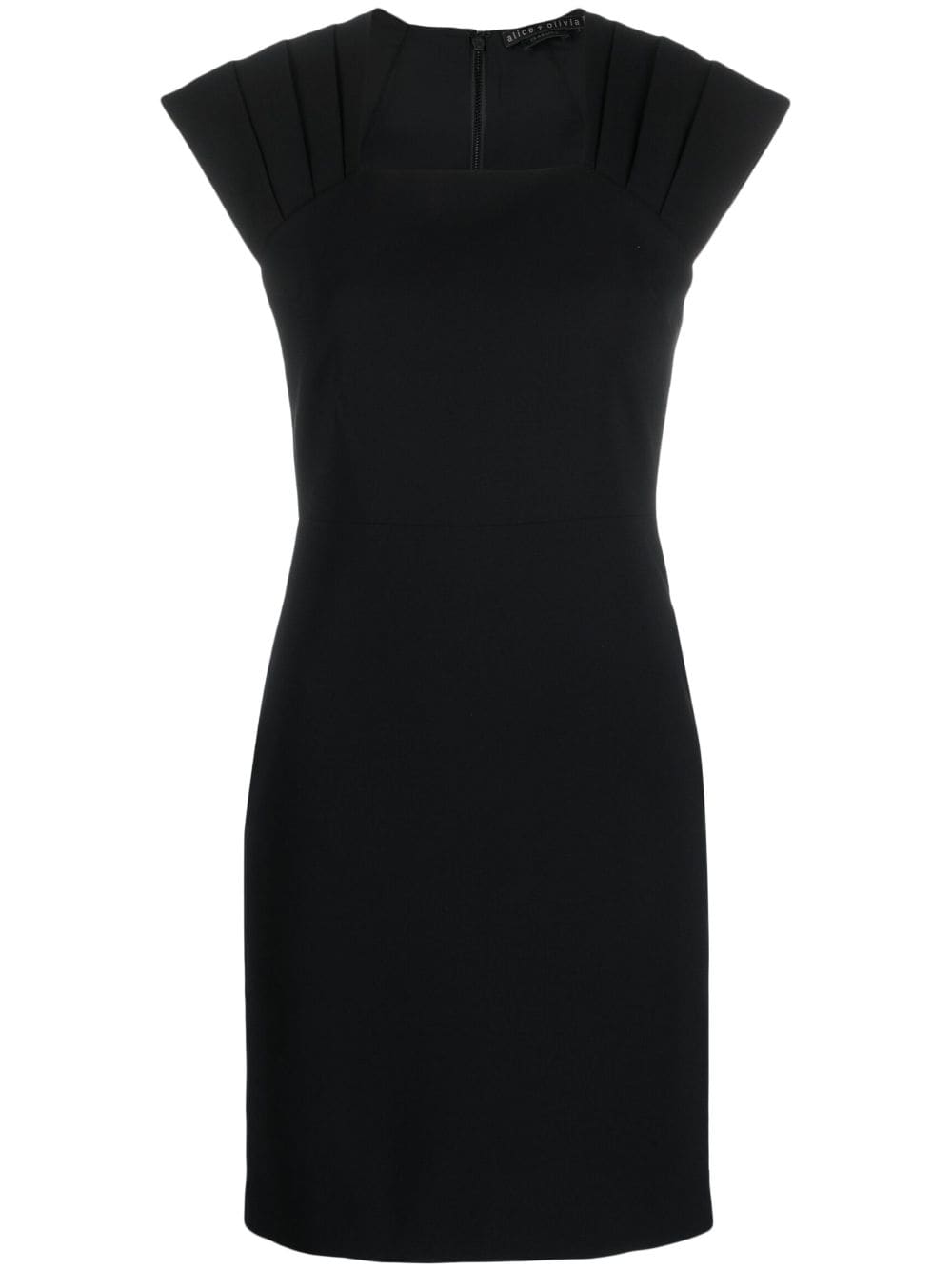 alice + olivia square-neck mini dress - Black