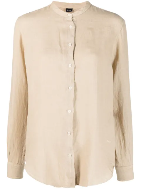 Fay - long-sleeve linen shirt