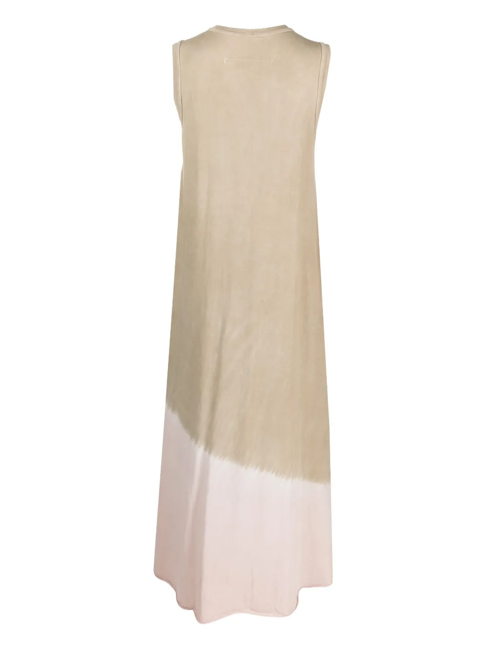 Raquel Allegra Jurk met tie-dye print - Bruin