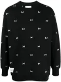WTAPS crossbone-embroidered jumper - Black