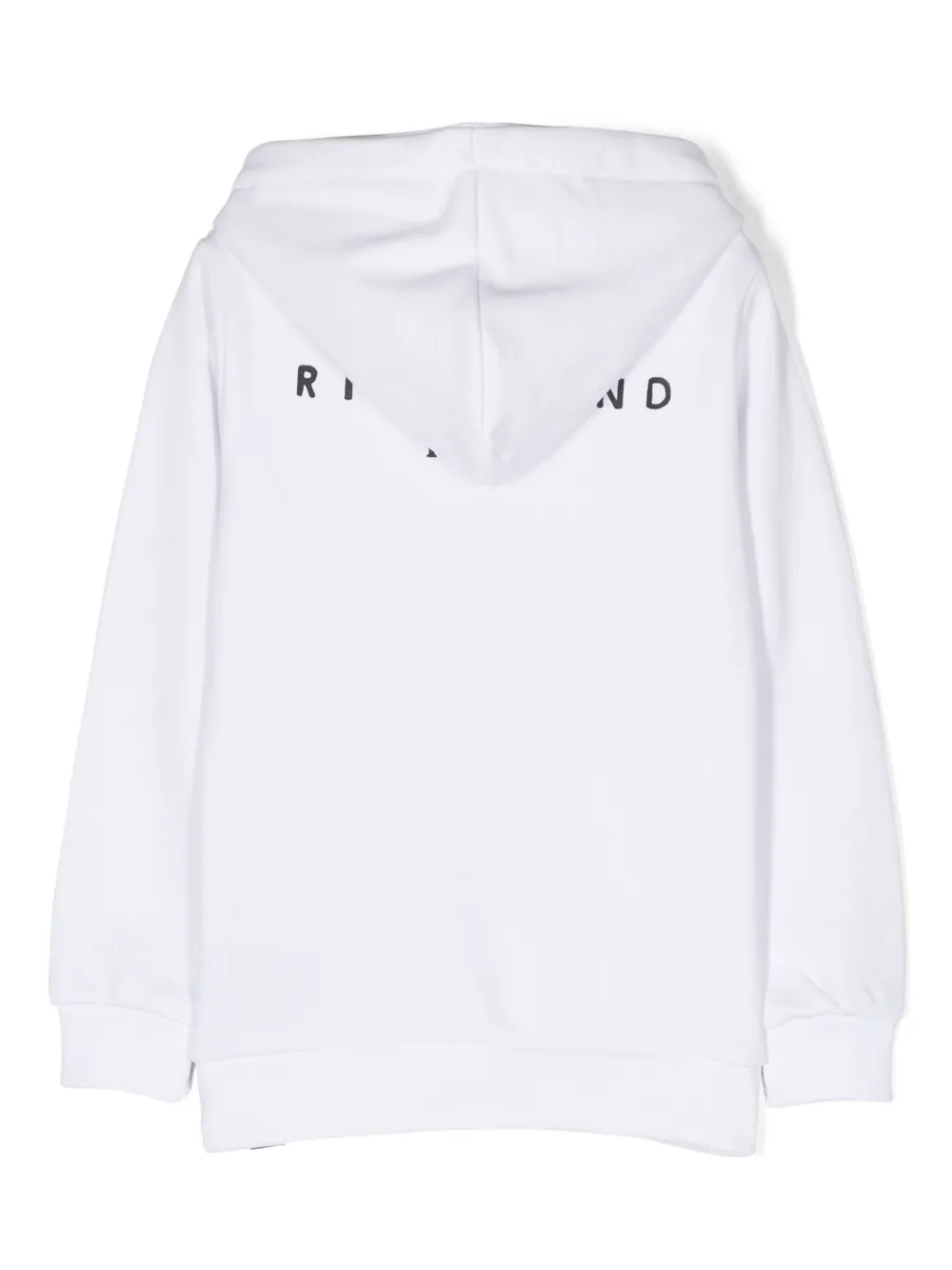 John Richmond Junior Hoodie met logoprint - Wit