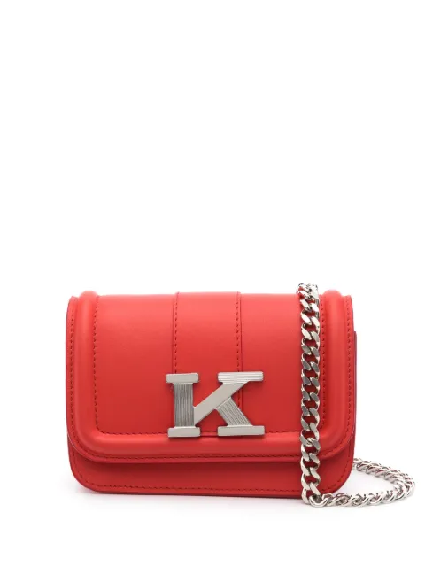 Kiton logo-plaque leather mini bag DMSOFI1N0087707001 - 0
