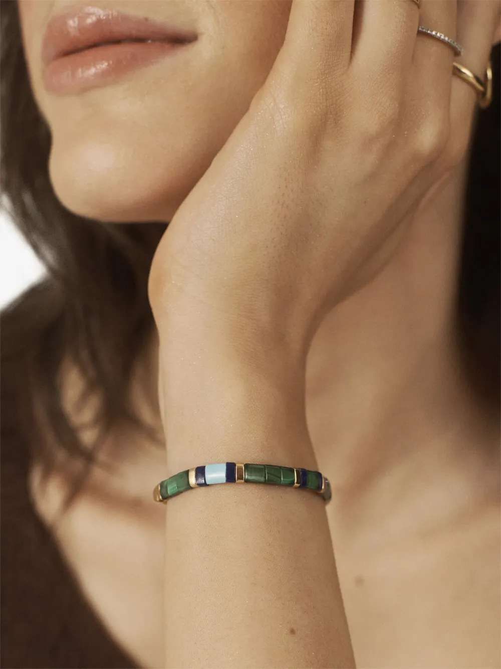 Monica Vinader pulsera Delphi de malaquita | Image 2