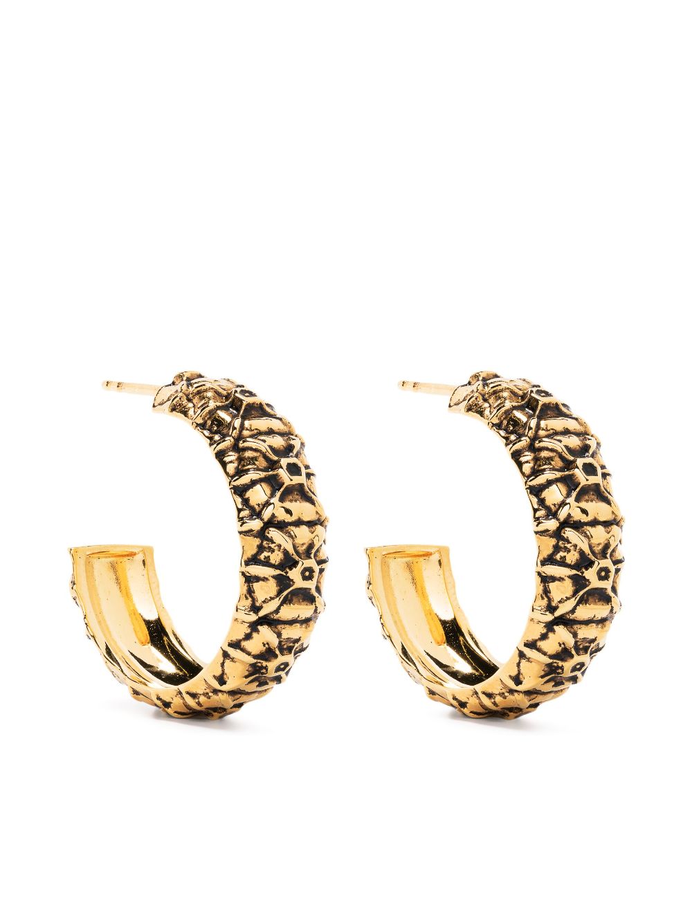 Aurelie Bidermann Miguela hoop earrings - Gold