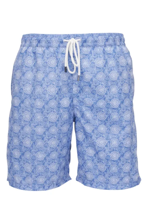 Short de bain à fleurs - Fedeli - Modalova