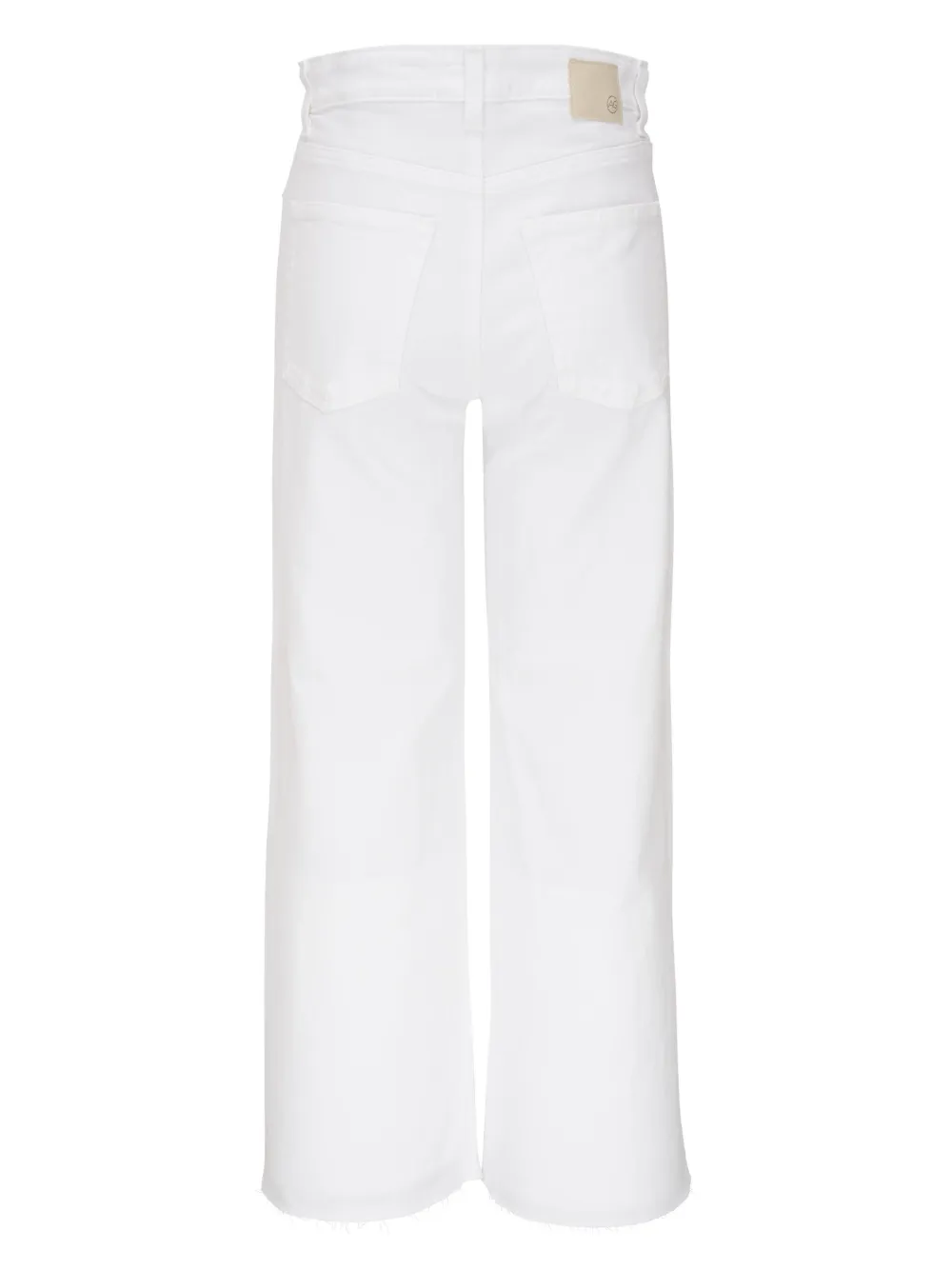 Shop Ag High-rise Five-pockets Jeans In White