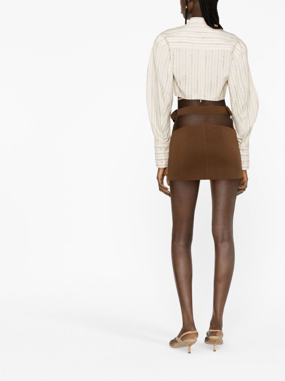 Jacquemus La Chemise Plidao Cropped Cotton Shirt - Farfetch