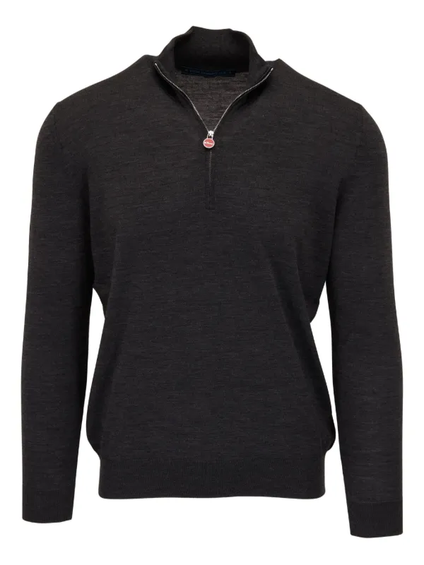 Kiton ハーフジップ セーター | グレー | FARFETCH JP