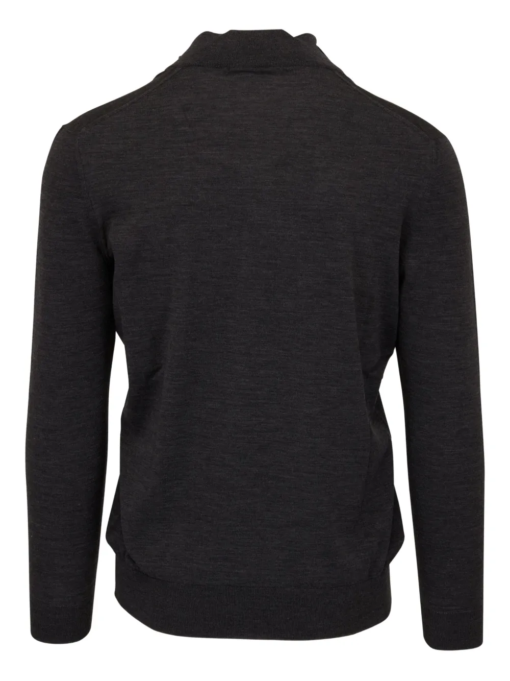 Kiton Trui met halve rits Grijs