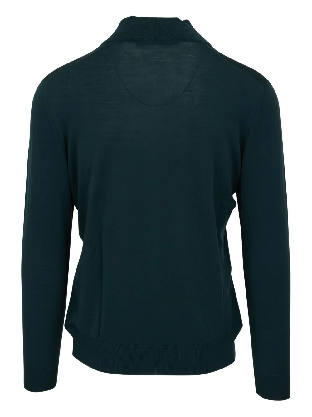 Kiton half-zip wool sweater - Groen