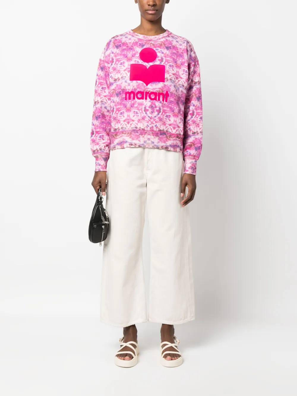MARANT ÉTOILE Sweater met print - Roze
