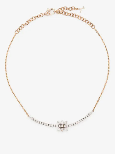 Yeprem 18kt yellow and white gold diamond choker