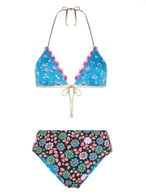 Anjuna Doris graphic-print bikini set