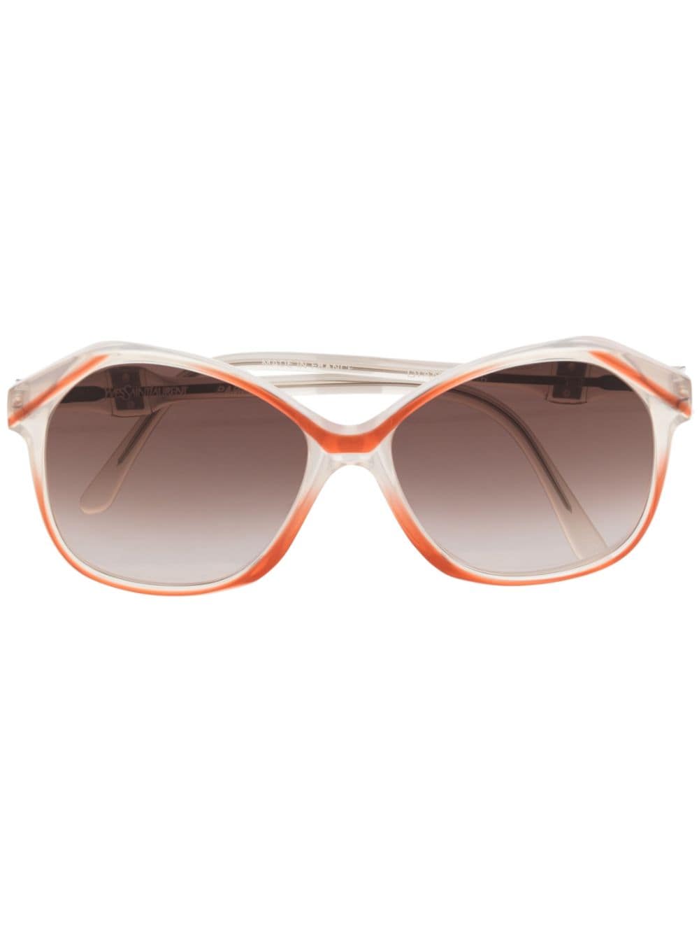 Pre-owned Saint Laurent 1970s Oversized Gradient Sunglasses