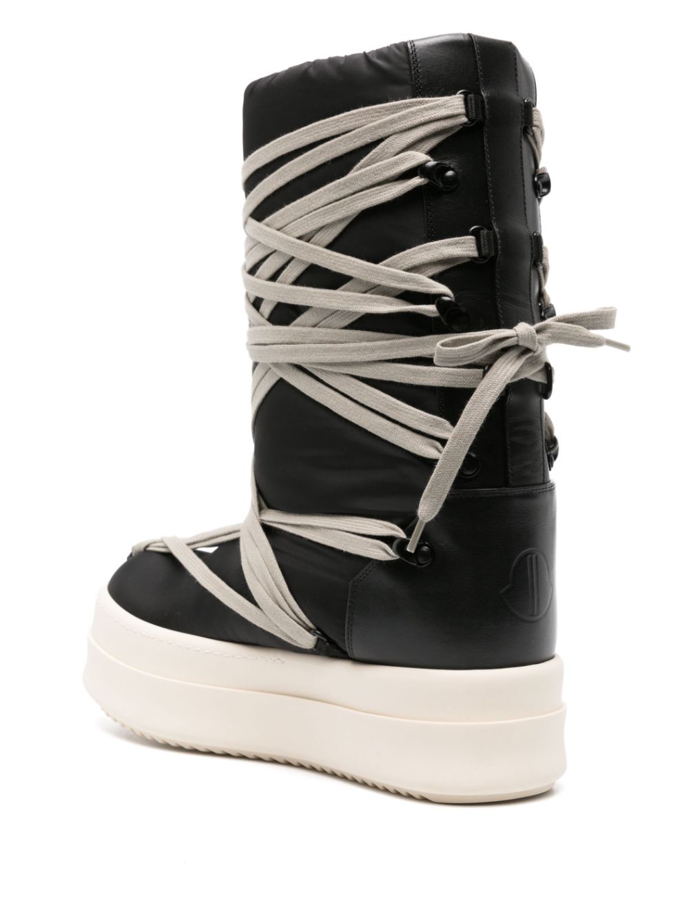 Shop Moncler Genius Bigrocks Padded Boots In Black