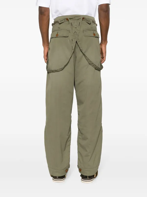 Visvim Northdrop cotton-blend wide-leg Trousers - Farfetch