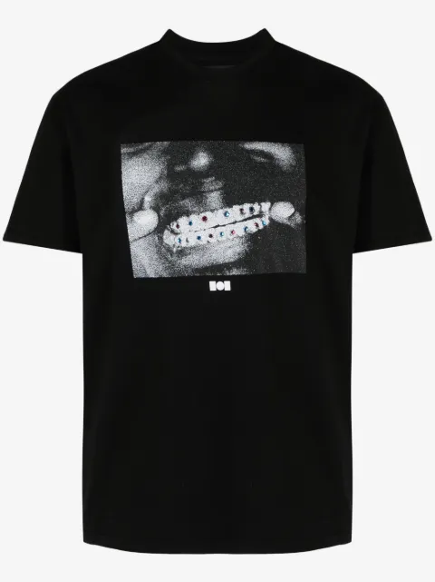 Nahmias graphic-print cotton T-shirt