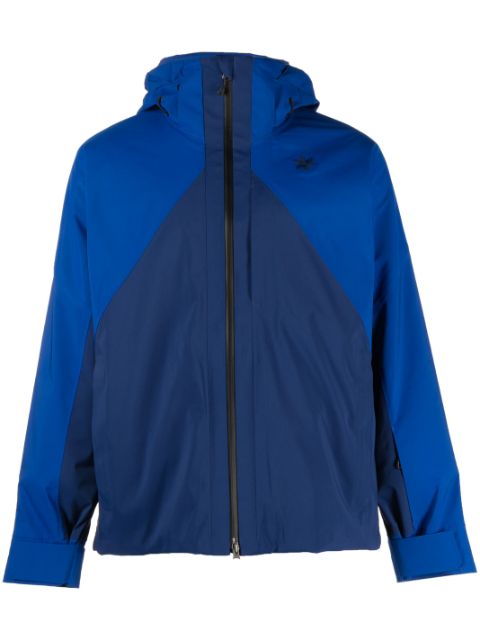 Goldwin panelled-design hooded jacket