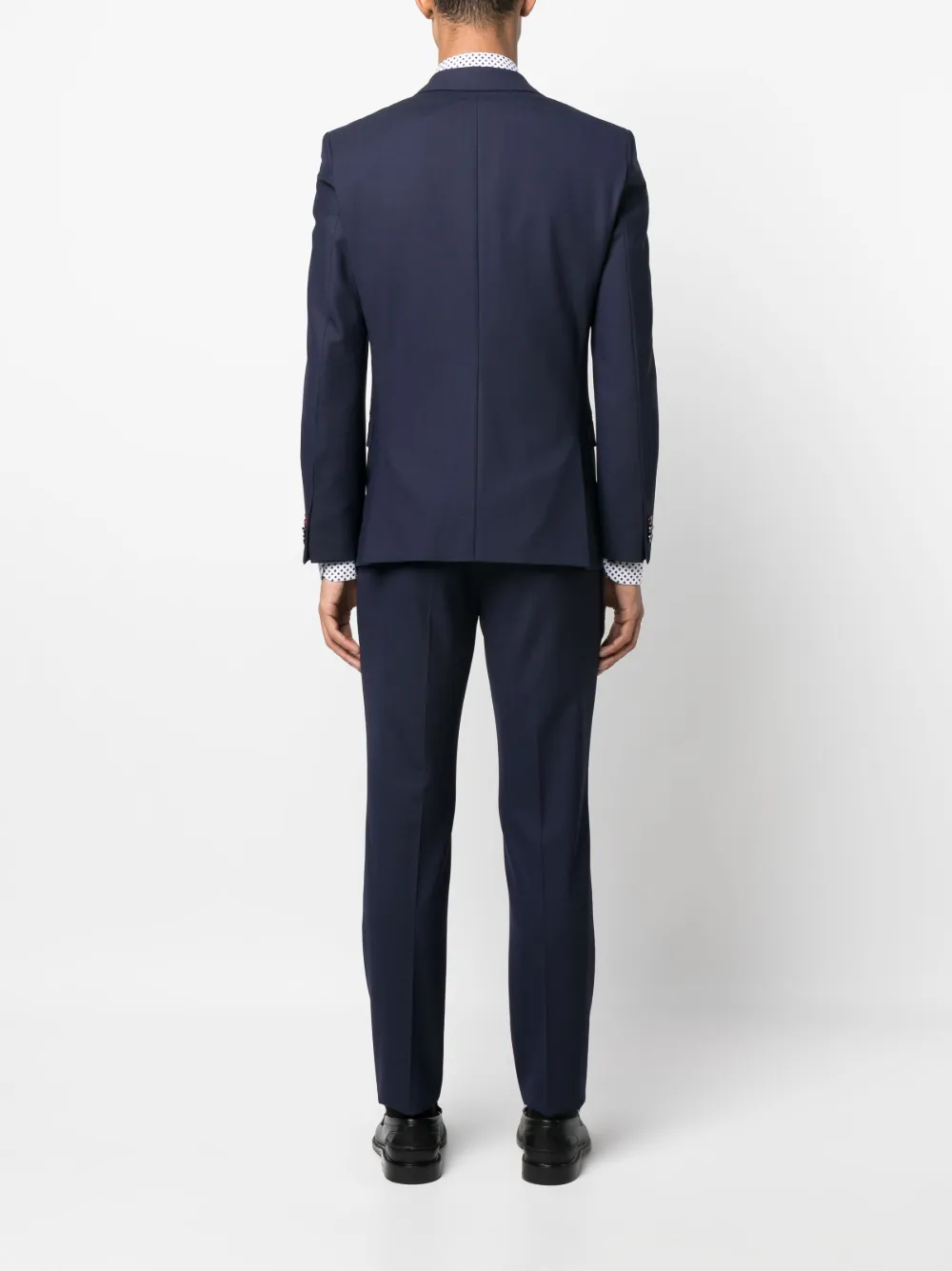 HUGO Pak met enkele rij knopen Blauw