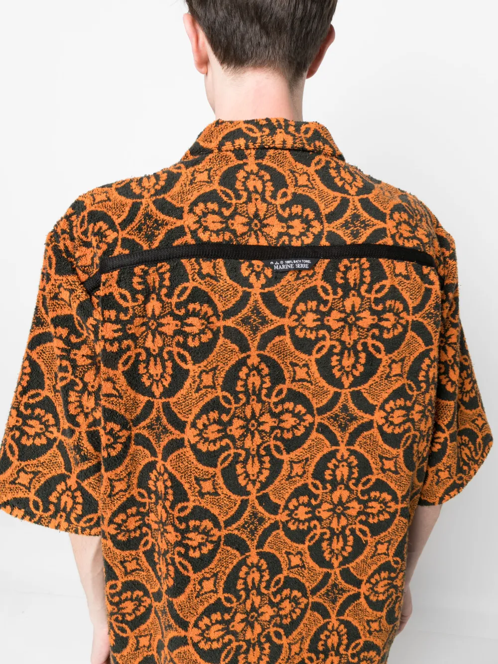 Oriental Towel-print.short-sleeve shirt
