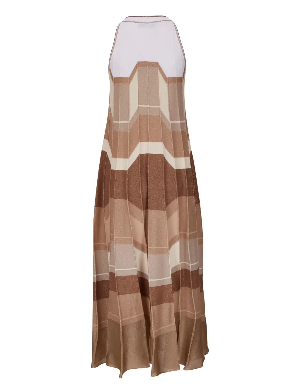 D.Exterior Geplooide midi-jurk - Beige